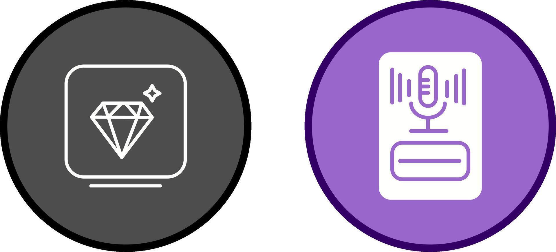 microfoon vector pictogram