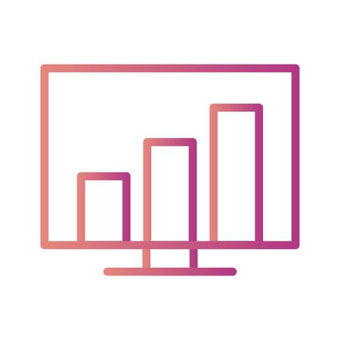 Vector statistieken pictogram