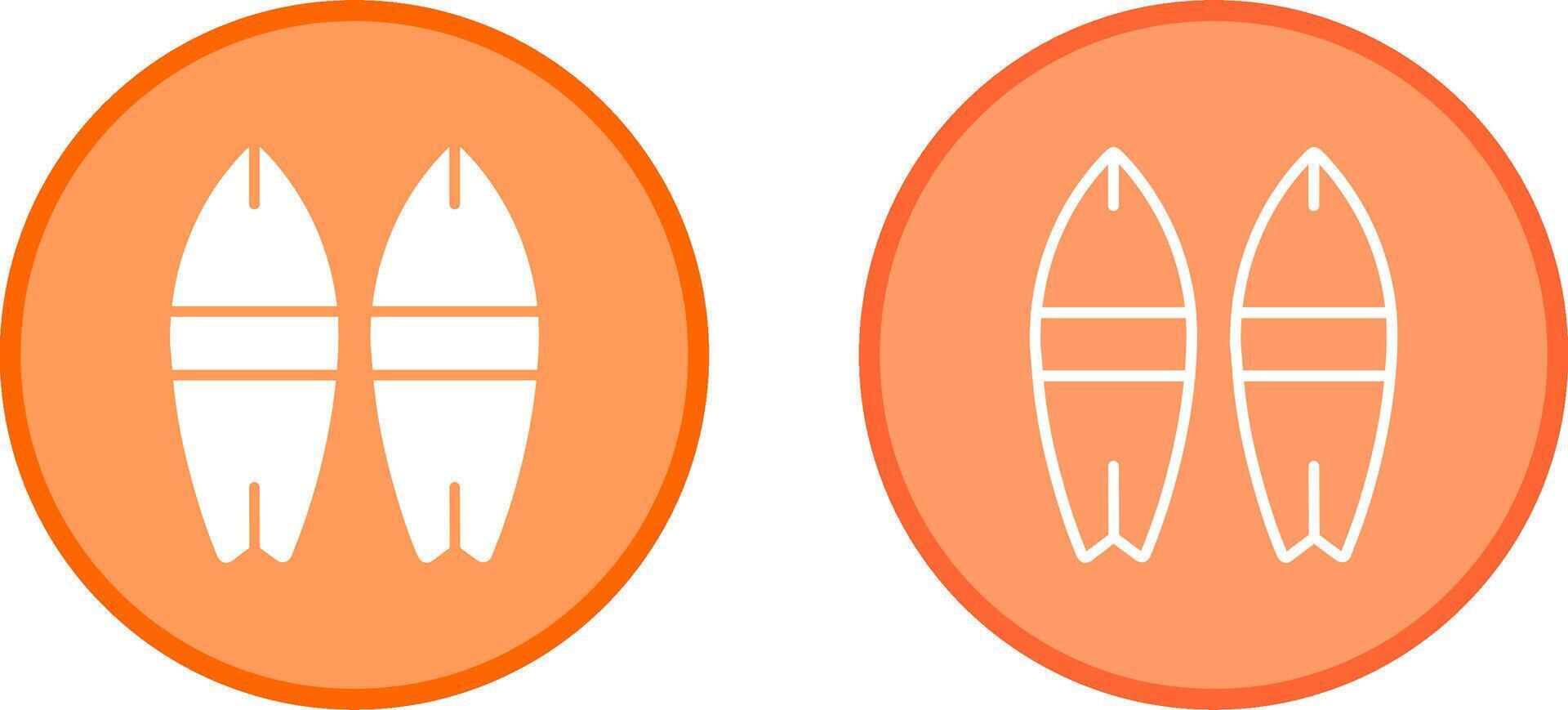 surfplank vector pictogram