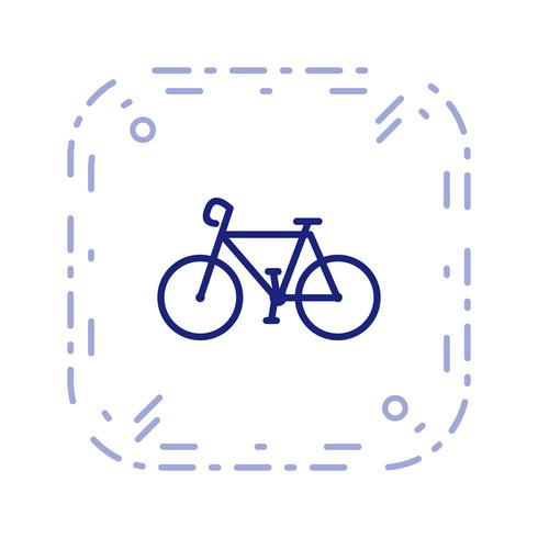 Vector fiets pictogram