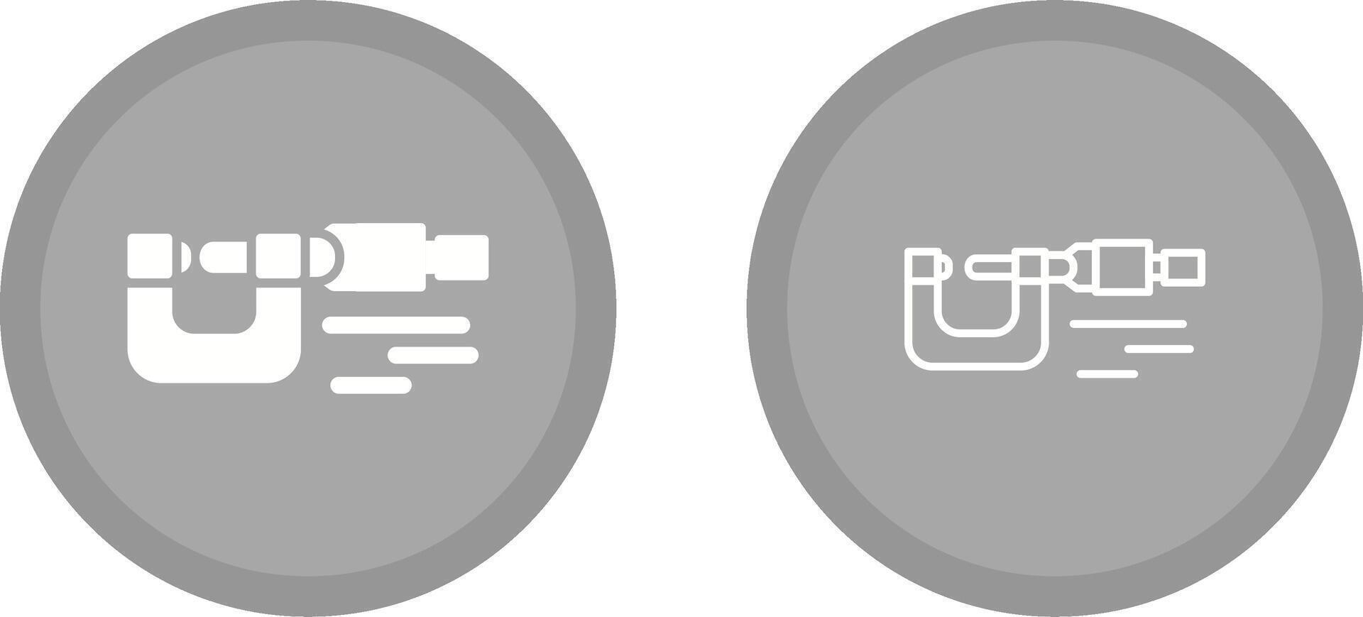 micrometer vector icoon