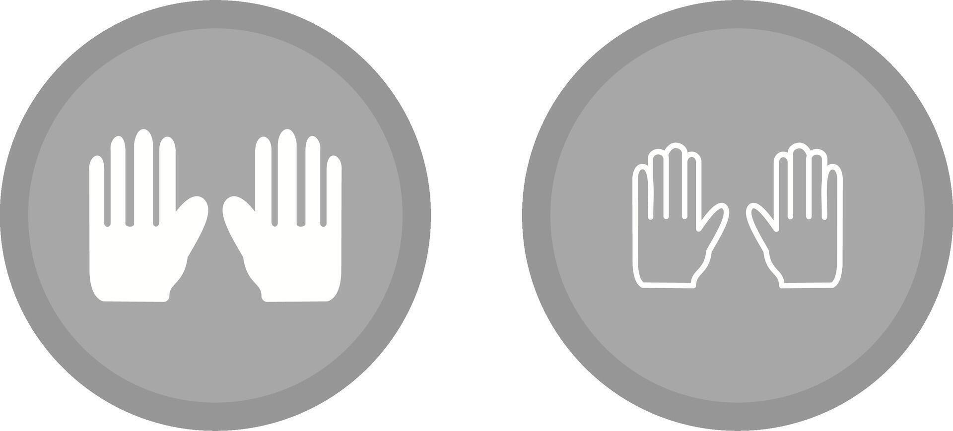 tuinieren handschoenen vector icoon