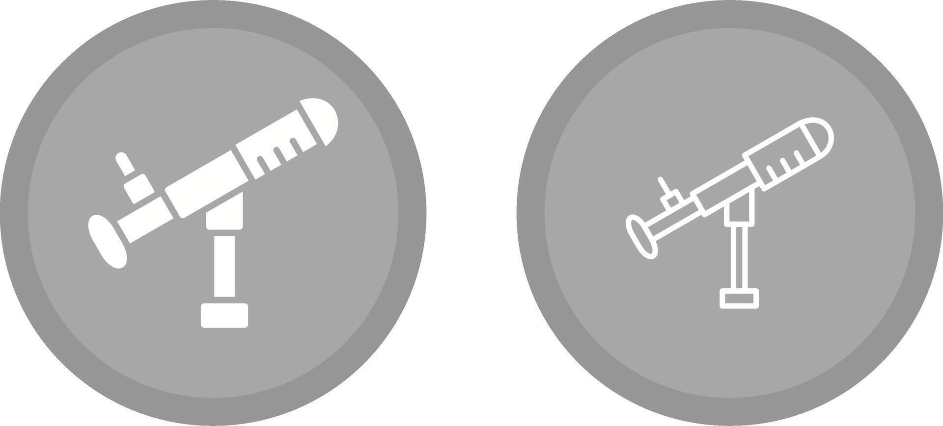 telescoop vector pictogram