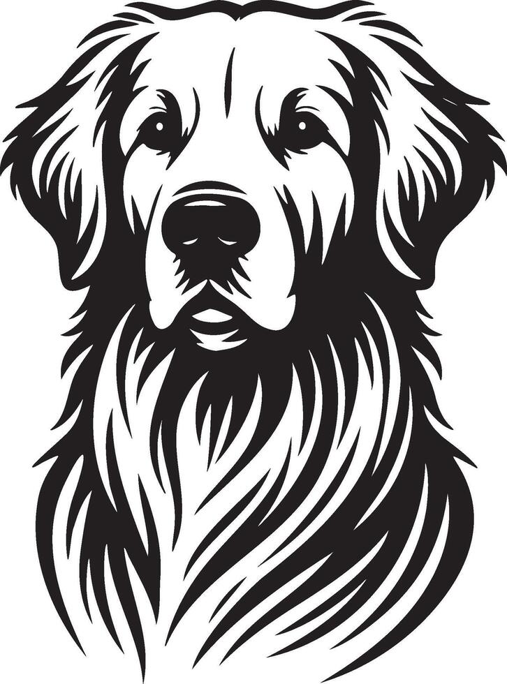 gouden retriever hond illustratie. vector