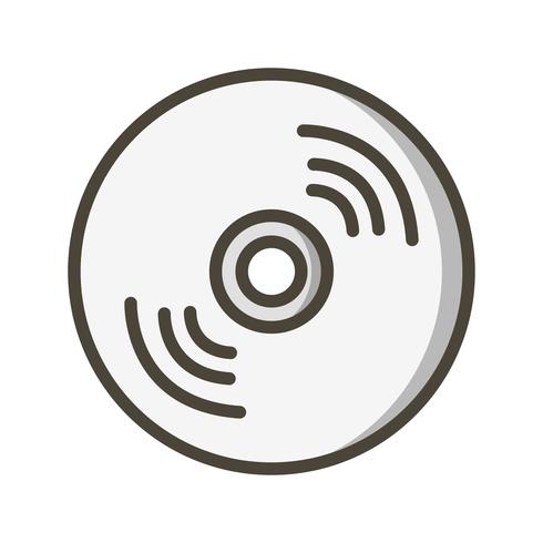 Compact Disk Icon vectorillustratie vector