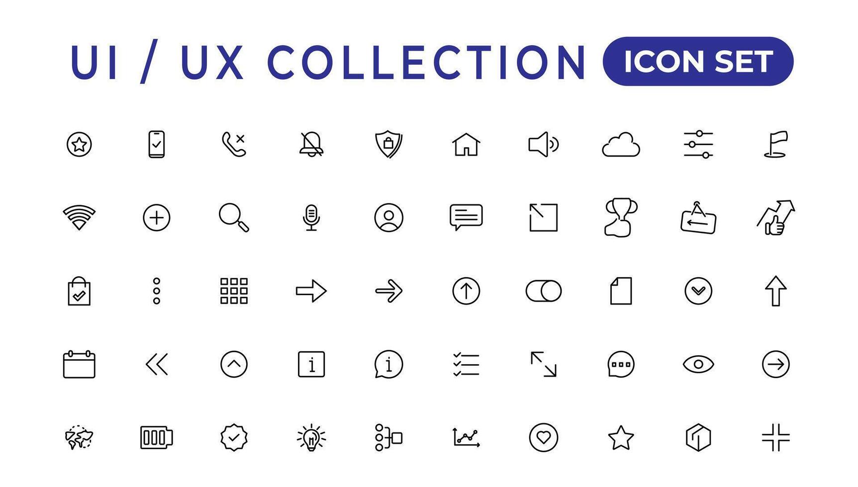 mega reeks van ui ux icoon set, gebruiker koppel iconset collectie.set van dun lijn web icoon set, gemakkelijk schets pictogrammen verzameling, pixel perfect pictogrammen, gemakkelijk vector illustratie.