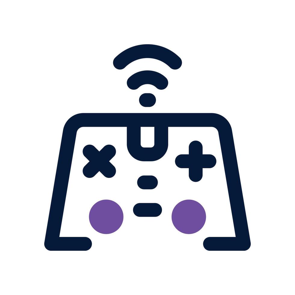 gamepad icoon. vector dubbel toon icoon voor uw website, mobiel, presentatie, en logo ontwerp.