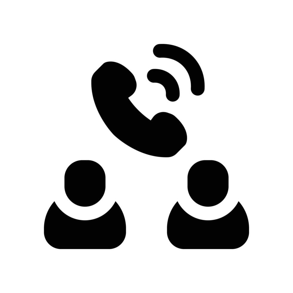 telefoontje ondersteuning icoon. vector glyph icoon voor uw website, mobiel, presentatie, en logo ontwerp.
