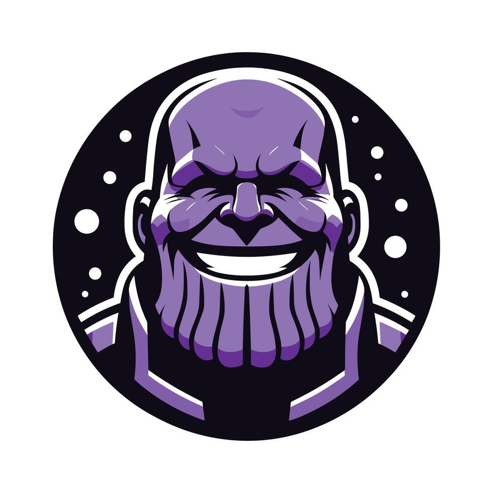 thanos wonder superheld schurk illustratie vector