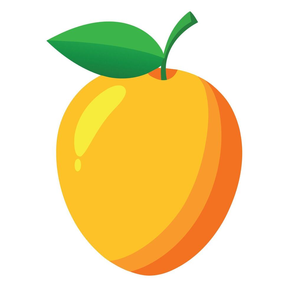 mango kleurrijk tekenfilm vector illustratie