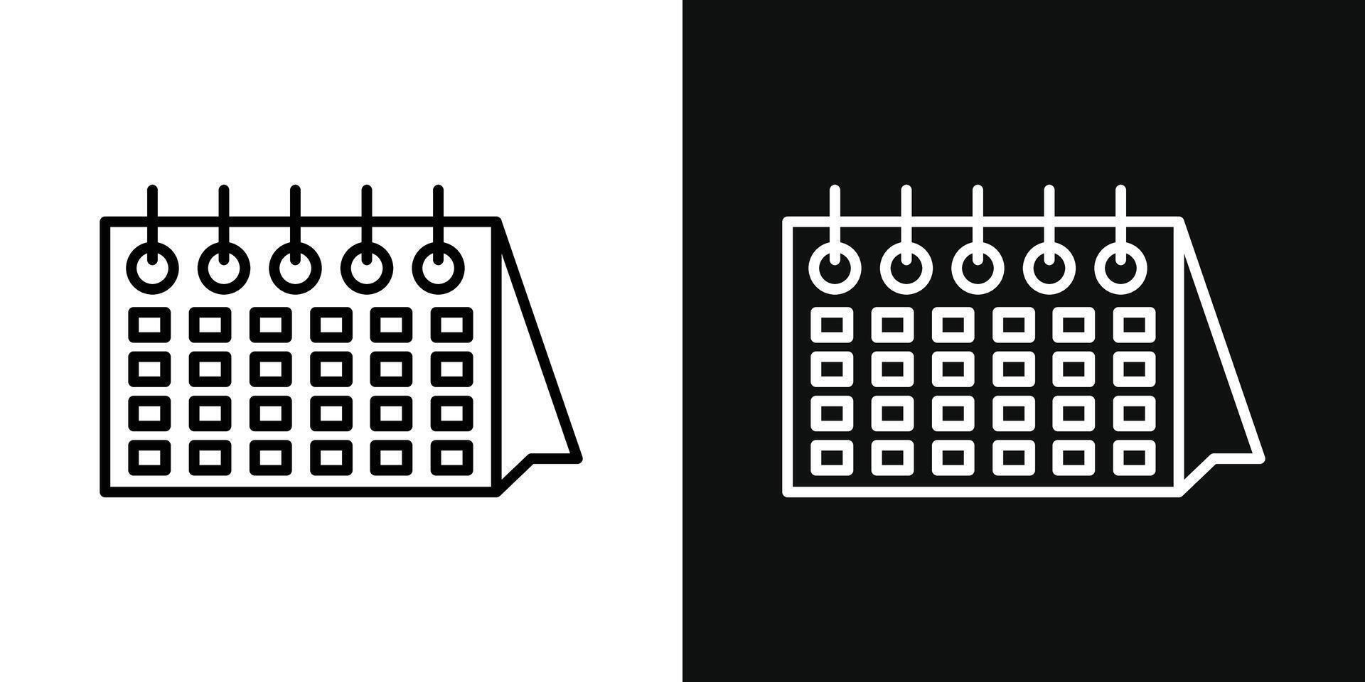 tafel kalender icoon vector