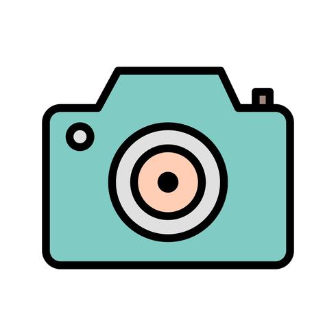 Camera pictogram vectorillustratie vector