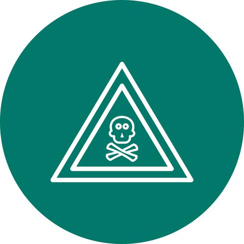 Vector vergif gas verkeersbord pictogram