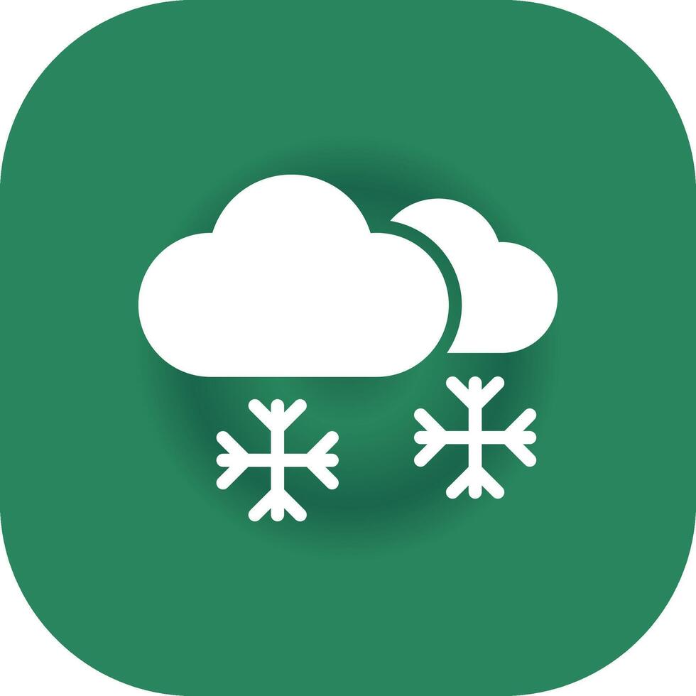 sneeuwen creatief icoon ontwerp vector