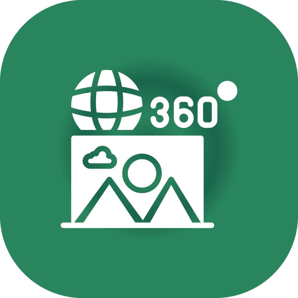 360 beeld creatief icoon ontwerp vector