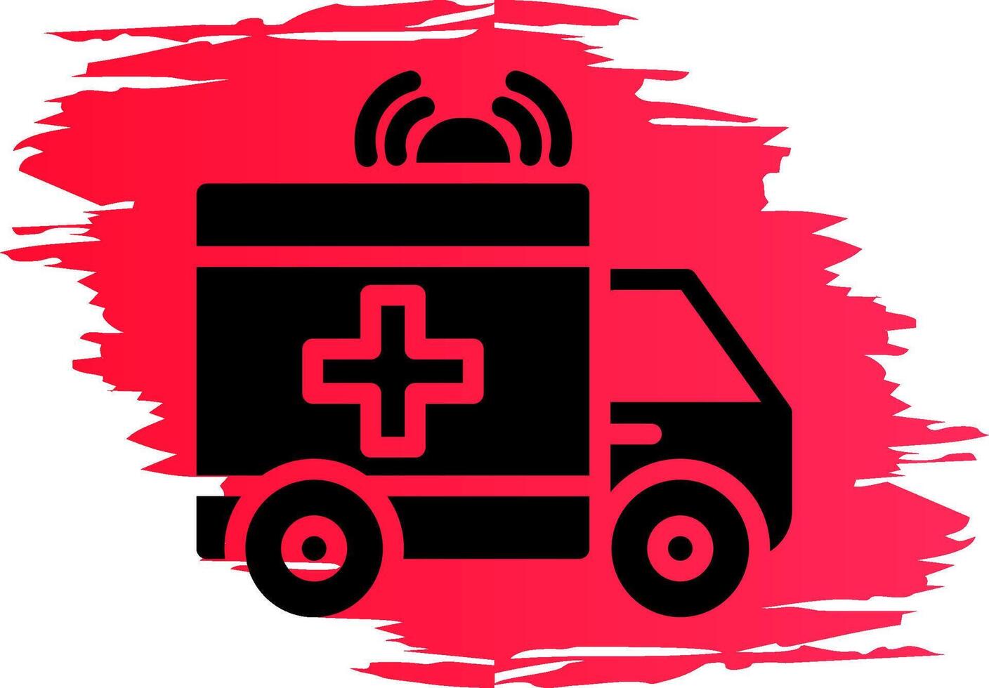 ambulance creatief icoon ontwerp vector