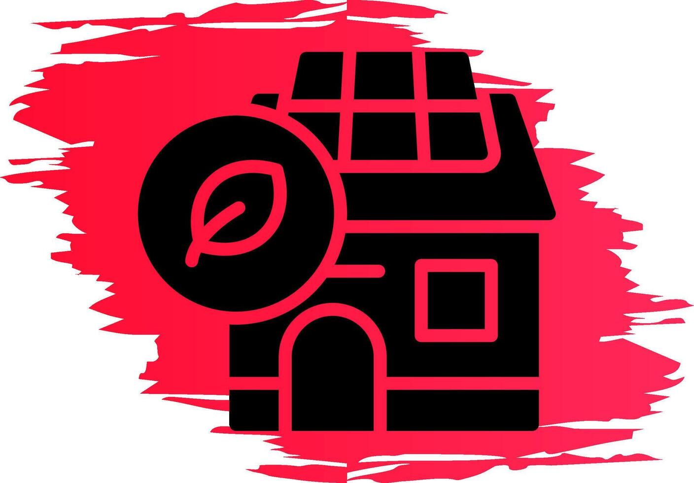 eco huis creatief icoon ontwerp vector
