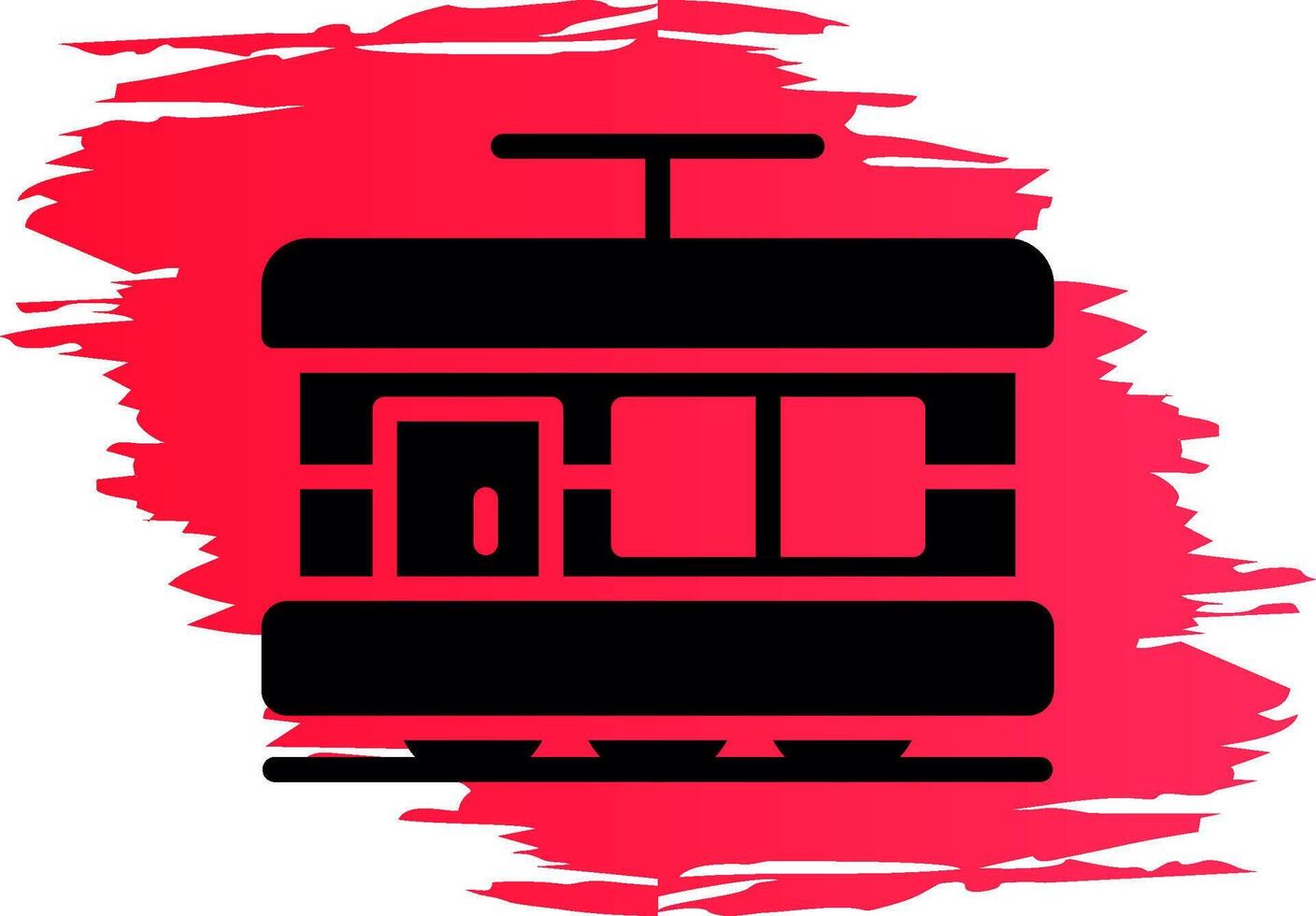 tram creatief icoon ontwerp vector