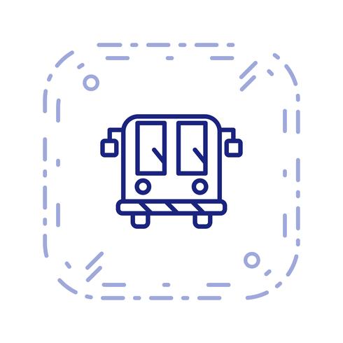 Vector luchthaven bus pictogram