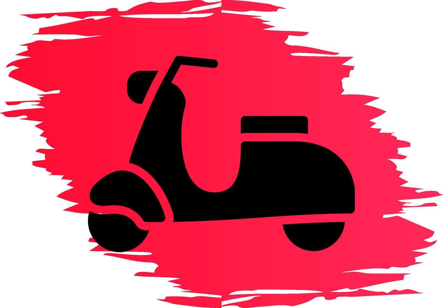 scooter creatief icoon ontwerp vector