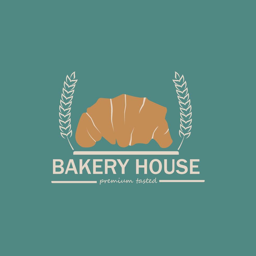 bakkerij logo ontwerp. poster logo sjabloon vector