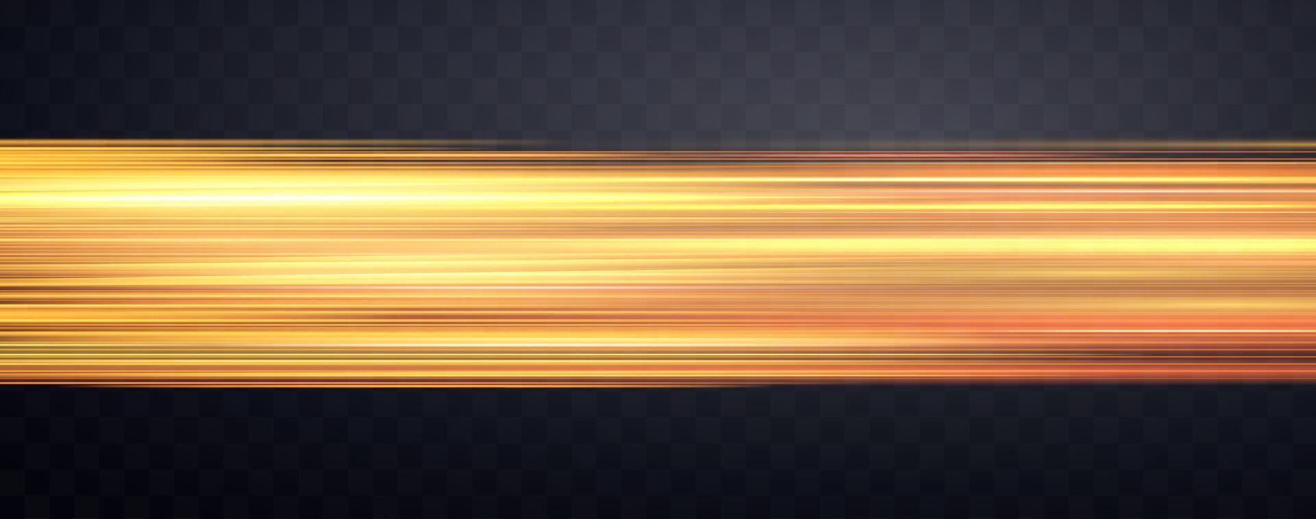 snelheid stralen, snelheid licht neon stromen, zoom in beweging effect, oranje gloed snelheid lijnen, kleurrijk licht paden, strepen. abstract achtergrond, vector illustratie.