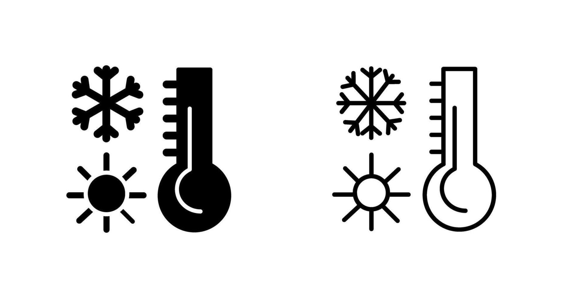 thermometer vector pictogram