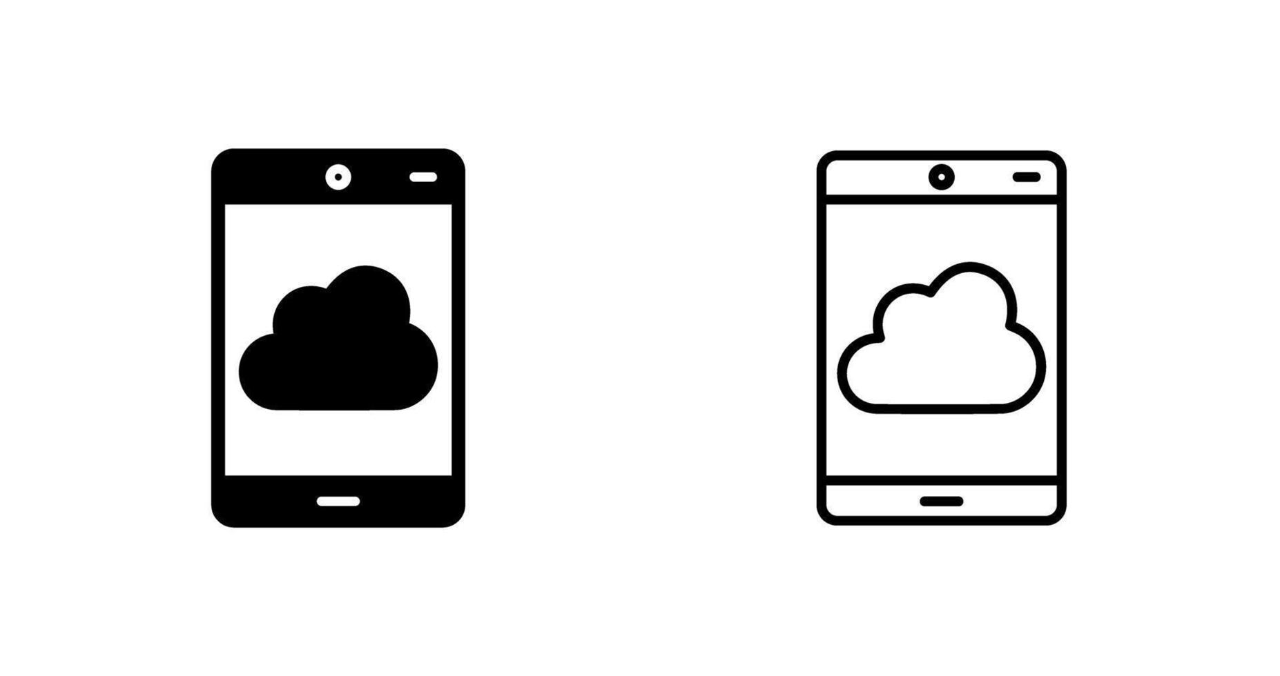 wolk vector pictogram