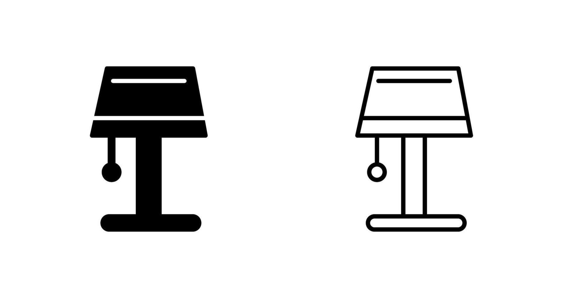 lamp vector icoon