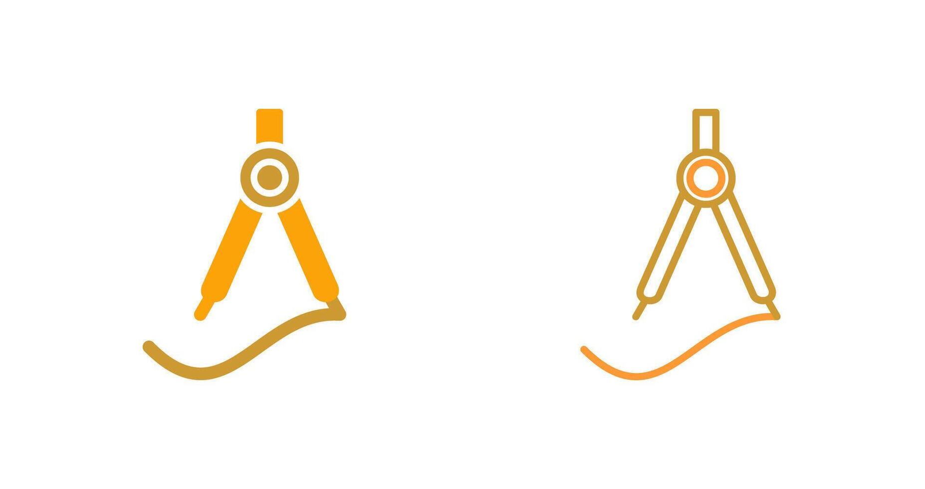 kompas vector pictogram