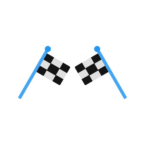 Racing pictogram vectorillustratie vector