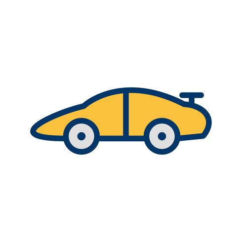 Vector sportwagen pictogram