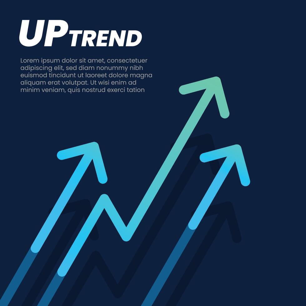 wedstrijd pijlen abstract achtergrond. een groep van digitaal groen pijlen drijvend en stijgende lijn in de lucht shows gevoelens dat zijn competitief groei, leiderschap, motivatie, en meer positief betekenis. vector