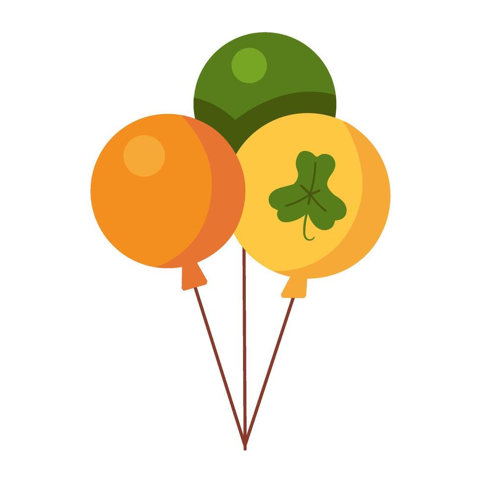 slinger van feestelijk kleurrijk ballen gel ballonnen vector