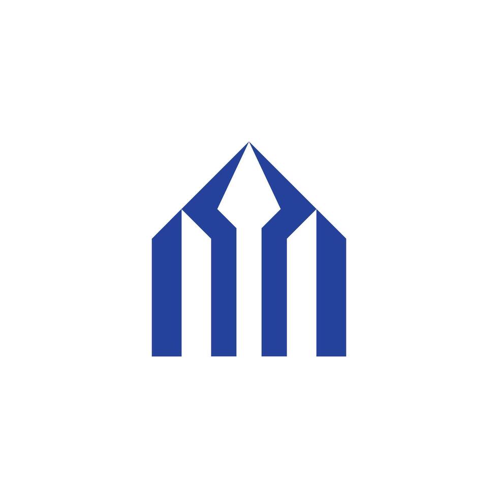 modern geavanceerde gebouw speer logo vector