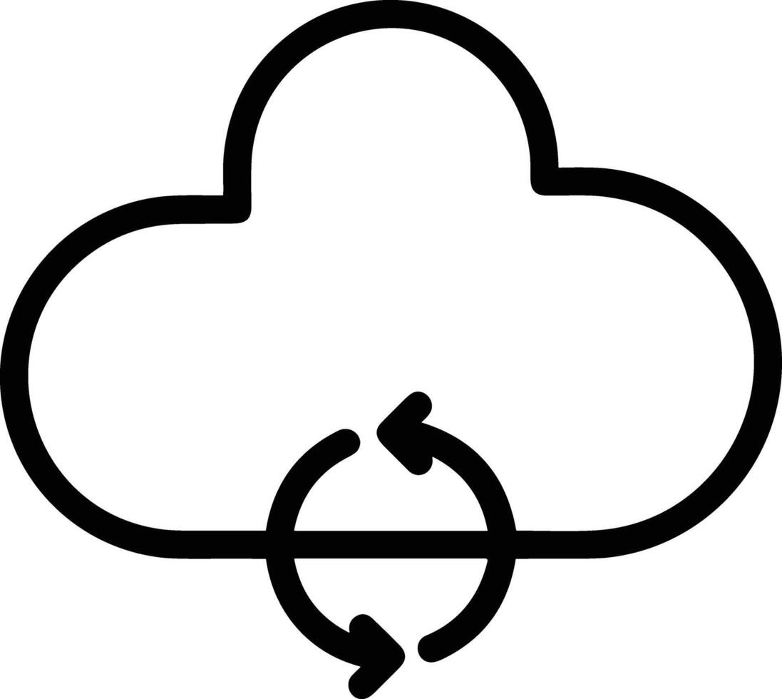 wolk icoon symbool vector afbeelding. illustratie van de hosting opslagruimte ontwerp beeld