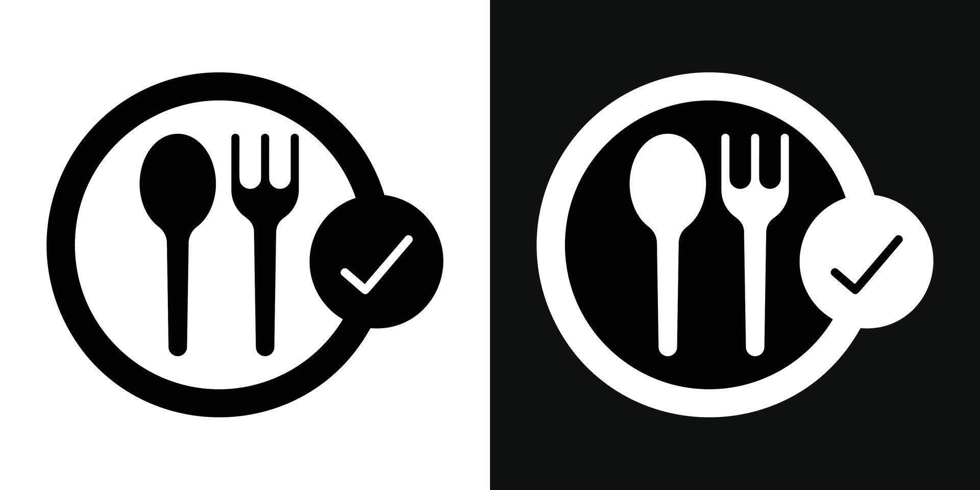 voedsel veiligheid icoon vector