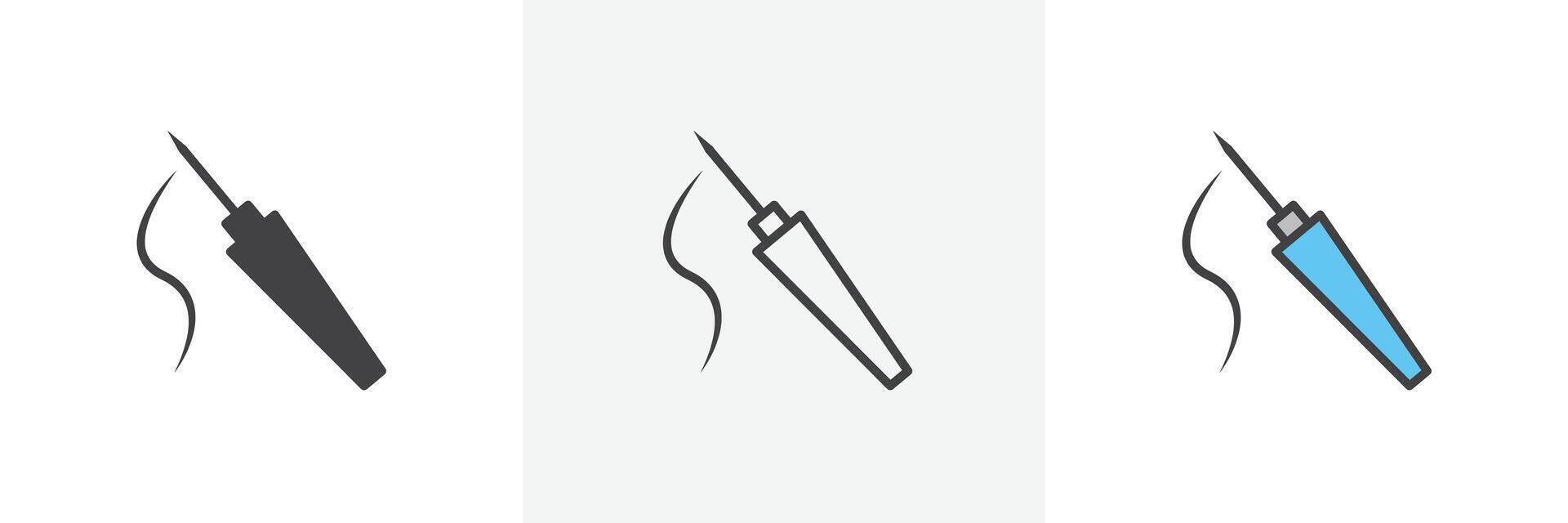 eyeliner borstel icoon vector