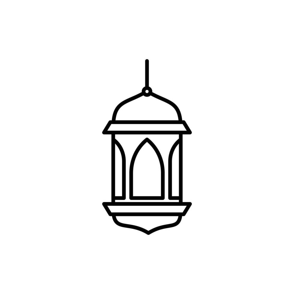 Ramadan lantaarn icoon vector