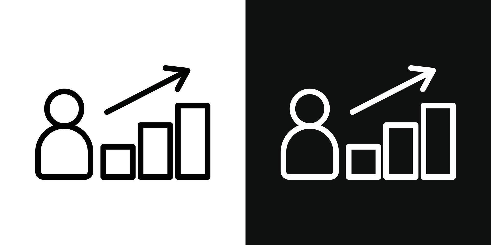 persoonlijk ontwikkeling icoon vector