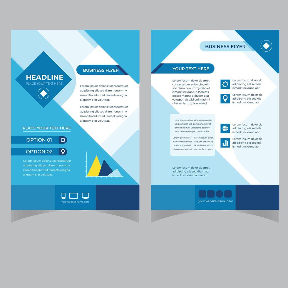 modern ontwerp poster folder brochure Hoes lay-out sjabloon met cirkel grafisch elementen en ruimte voor foto achtergrond vector