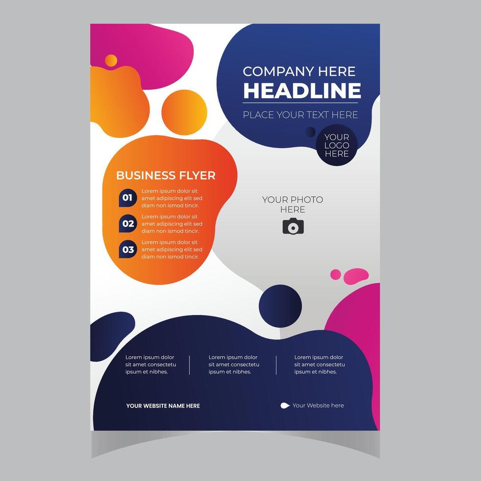 brochure ontwerp, Hoes modern lay-out, jaar- rapport, poster, folder in a4 met blauw driehoeken vector
