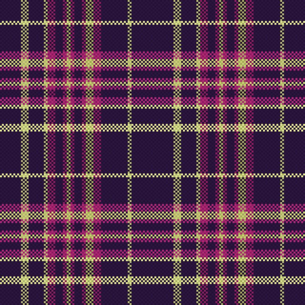 tartan geruite patroon met textuur en trouwkleur. vector