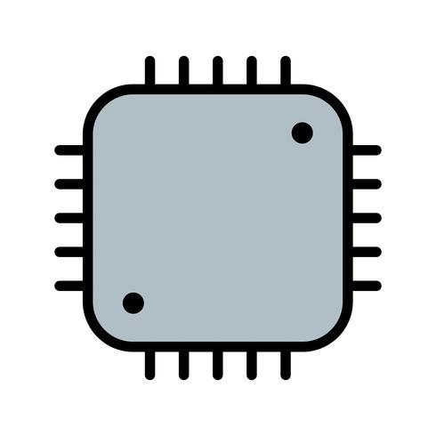 Processor pictogram vectorillustratie vector