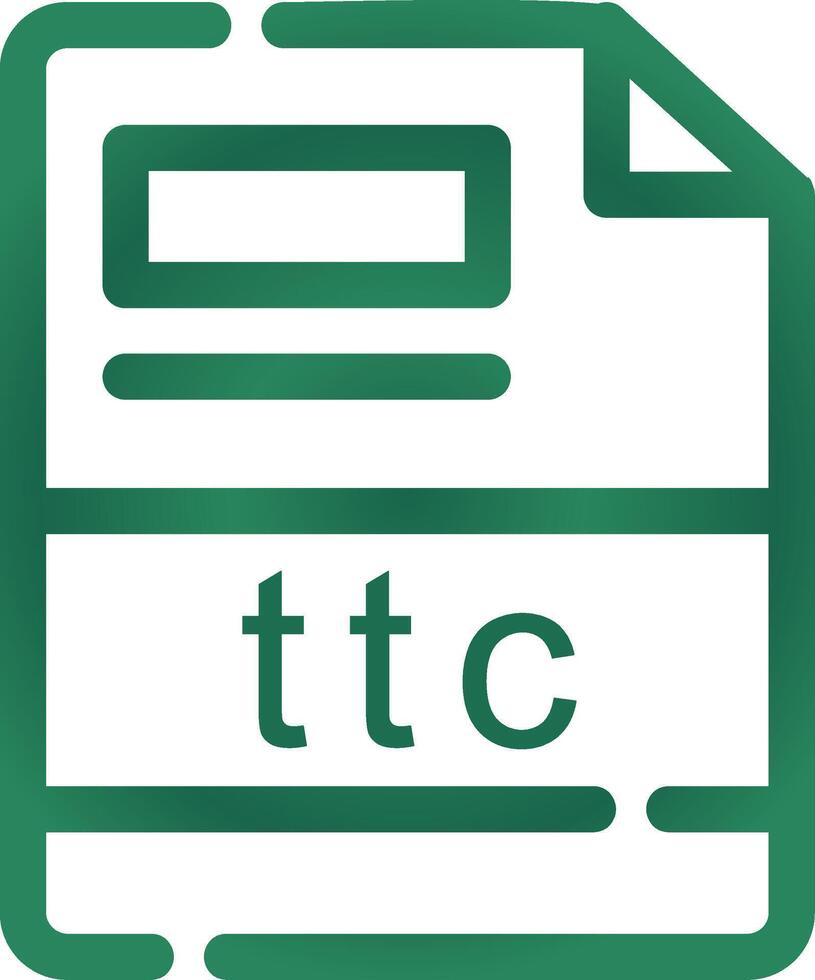 ttc creatief icoon ontwerp vector