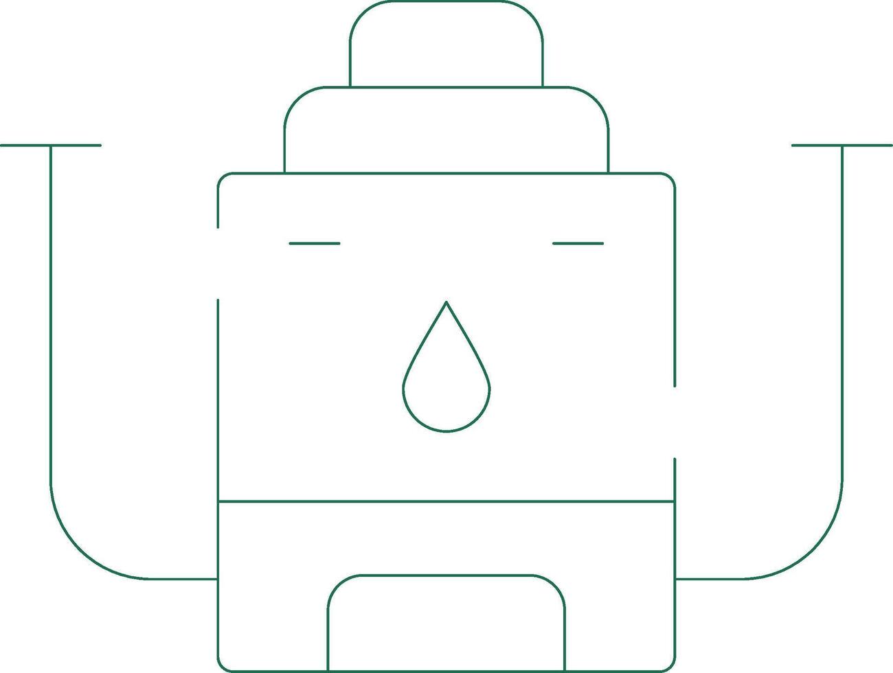 water boiler creatief icoon ontwerp vector