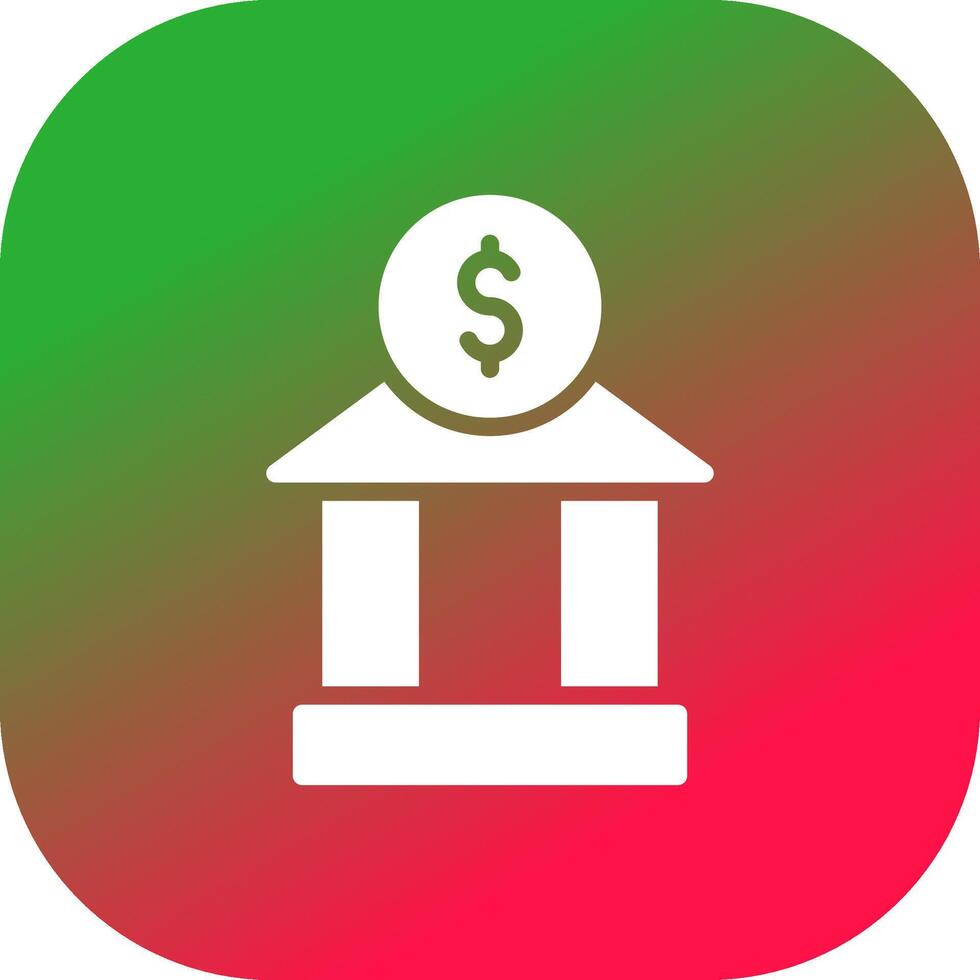 investering bank creatief icoon ontwerp vector