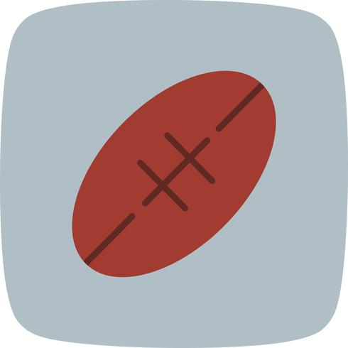 Rugby pictogram vectorillustratie vector