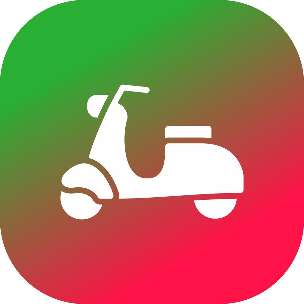 scooter creatief icoon ontwerp vector