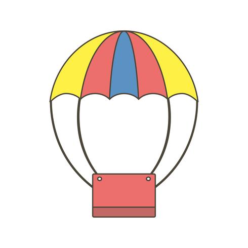 Vector luchtballon pictogram